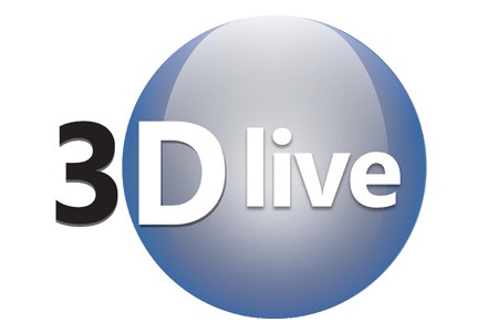 3D-LIVE logo